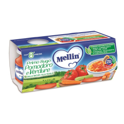 ПЮРЕ MELLIN ДОМАТИ СЪС ЗЕЛЕНЧУЦИ 2Х80 Г