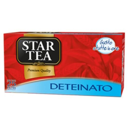 БЕЗКОФЕЙНОВ ЧЕРЕН ЧАЙ STAR DETEINATO, БЕЗ ТАИН, 25 ПАКЕТЧЕТА
