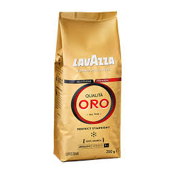 КАФЕ LAVAZZA QUALITA ORO НА ЗЪРНА, ПЛИК 250 Г
