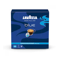 КАФЕ КАПСУЛИ BLUE LAVAZZA ESPRESSO DECAFFEINATO, КУТИЯ 100 БР