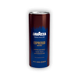МЛЕЧНА НАПИТКА LAVAZZA CAFFE ESPRESSO & MILK, КЕН 250 МЛ