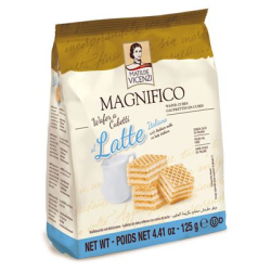 МИНИ ВАФЛИ VICENZI MAGNIFICO AL LATTE 125 Г