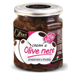 СОС-ПАСТА ОТ ЧЕРНИ МАСЛИНИ CITRES CREMA DI OLIVE NERE, СТЪКЛО 200 Г