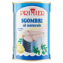 СКУМРИЯ PRIMIER В СОБСТВЕН СОС, КОНСЕРВА 425 Г