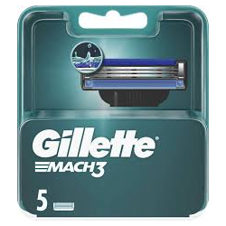 НОЖЧЕТА ГЛАВИ ЗА САМОБРЪСНАЧКА GILLETTE MACH 3 STANDART, 5 БР 