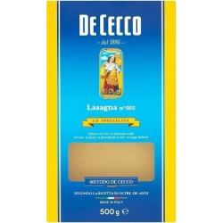 ПАСТА-КОРИ ЗА ЛАЗАНЯ DE CECCO LE SPECIALITA  №502, 500 Г