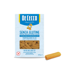ПАСТА БЕЗ ГЛУТЕН DE CECCO TORTIGLIONI №23, 400 Г