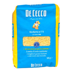 ПАСТА DE CECCO STELLETTE №075, 500 Г