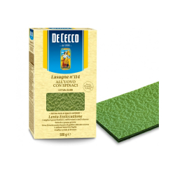 ПАСТА/КОРИ ЗА ЛАЗАНЯ DE CECCO ALL'UOVO FORNO №114,  СЪС СПАНАК, 500 Г