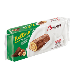 МИНИ РУЛЦА BALCONI ROLLINO NOCCIOLA, 6 x 37 Г