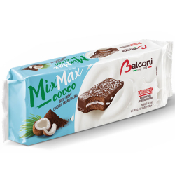 СУХИ ПАСТИ С ШОКОЛАД BALCONI MIX MAX С КОКОС 10 БР, 350 Г