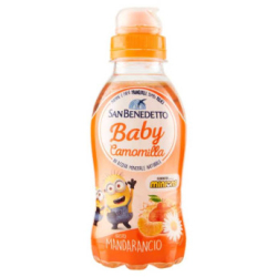 МИНЕРАЛНА ВОДА SAN BENEDETTO BABY CAMOMILLA, МАНДАРИНА И ЛАЙКА, 250 МЛ