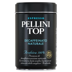 МЛЯНО КАФЕ PELLINI TOP ESPRESSO, БЕЗКОФЕИНОВО, В КУТИЯ 250 Г