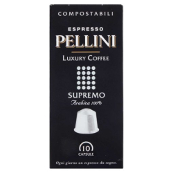 КАФЕ КАПСУЛИ PELLINI LUXURY SUPREMO 10 БР, 50 Г