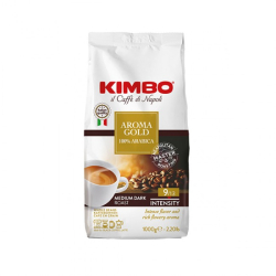 КАФЕ НА ЗЪРНА KIMBO AROMA GOLD, 1 КГ