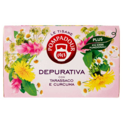 ЧАЙ LE TISANE POMPADOUR DEPURATIVA С КУРКУМА, 15+3 ПАКЕТЧЕТА