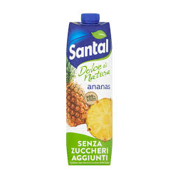 ПЛОДОВА НАПИТКА SANTAL ANANAS БЕЗ ЗАХАР, 1 Л