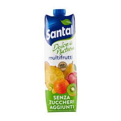 ПЛОДОВА НАПИТКА SANTAL MULTIFRUTTI БЕЗ ЗАХАР 1 Л