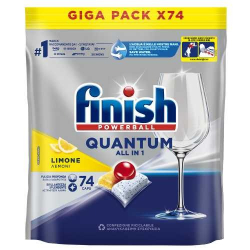 ТАБЛЕТКИ ЗА СЪДОМИЯЛНА FINISH QUANTUM ALL IN ONE LIMONE, 74 БР