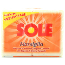 САПУН ЗА ПРАНЕ SOLE BIANCO MARSIGLIA 2X250 Г