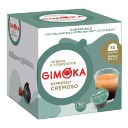 КАПСУЛИ ЗА КАФЕ GIMOKA CREMOSO 30 БР /DOLCE GUSTO/