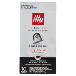 КАФЕ КАПСУЛИ ILLY ESPRESSO FORTE 10 БР / 57 Г