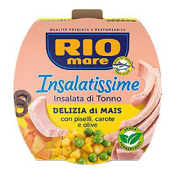 РИБА ТОН RIO MARE INSALATISSIME MAIS С ЦАРЕВИЦА 160 Г