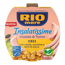 РИБА ТОН RIO MARE INSALATISSIME CECI С НАХУТ 160 Г