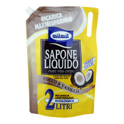 ТЕЧЕН САПУН MILMIL COCCO&VANIGLIA ПЪЛНИТЕЛ ECO PACK, 2 Л