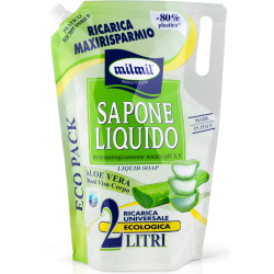 ТЕЧЕН САПУН MILMIL ALOE, ПЪЛНИТЕЛ, 2 Л