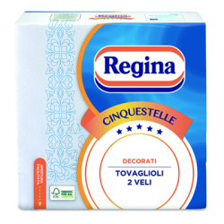 САЛФЕТКИ REGINA 5 STELLE 38/38, 2-ПЛ 43 БР