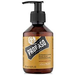 ШАМПОАН ЗА БРАДА PRORASO BARBA WOOD /ПОМПА/, 200 МЛ