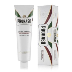 КРЕМ ЗА БРЪСНЕНЕ PRORASO BIANCO SENSITIVE В ТУБА, 150 МЛ