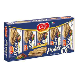 ВАФЛИ LAGO POKER КАКАО 10х45 Г