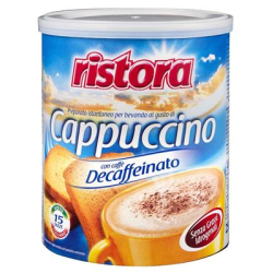 РАЗТВОРИМА НАПИТКА CAPPUCCINO RISTORA, БЕЗ КОФЕИН 250 Г