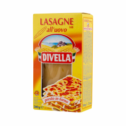 ПАСТА-КОРИ ЗА ЛАЗАНЯ DIVELLA UOVO №108, 500 Г