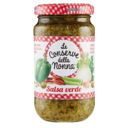 СОС-КРЕМ ОТ ЗЕЛЕНИ ЗЕЛЕНЧУЦИ NONNA SALSA VERDE, СТЪКЛО 190 Г