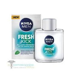 ЛОСИОН ЗА СЛЕД БРЪСНЕНЕ NIVEA MEN FRESH KICK CON MENTA E ACQUA DI CACTUS, 100 МЛ
