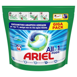 КАПСУЛИ ЗА ПРАНЕ ARIEL ALPINE 54 БР