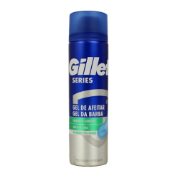 ГЕЛ ЗА БРЪСНЕНЕ GILLETTE SERIES GEL PELLI SENSIBILI, 200 МЛ