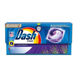 КАПСУЛИ ЗА ПРАНЕ DASH LAVANDA, 31 БР