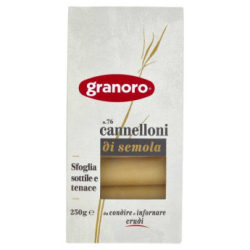 ПАСТА GRANORO CANNELLONI DI SEMOLA №76, 250 Г