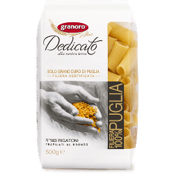 ПАСТА GRANORO DEDICATO RIGATONI №183, 500 Г