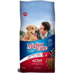 ГРАНУЛИ ЗА КУЧЕТА MIGLIOR CANE ACTIVE С ГОВЕЖДО 10 КГ