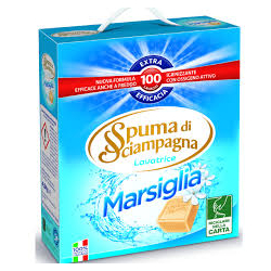 ПРАХ ЗА ПРАНЕ SPUMA DI SCIAMPAGNA MARSIGLIA КУТИЯ, 100 ПРАНЕТА 4.5 КГ