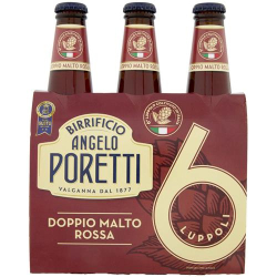 БИРА PORETTI 6 LUPPOLI /ШЕСТ ВИДА ХМЕЛ/ 3X330 МЛ, Vol.7°