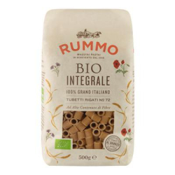 БИО ПАСТА RUMMO INTEGRALE TUBETTI RIGATI №72, 500 Г