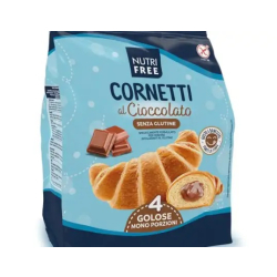 КРОАСАНИ NUTRIFREE CORNETTI С ШОКОЛАДОВ КРЕМ, 240 Г