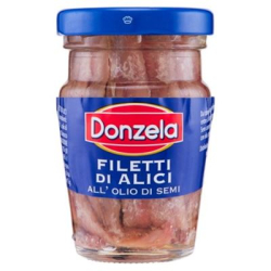 ФИЛЕ ОТ АНШОА DONZELA В ОЛИО ОТ СЕМЕНА, СТЪКЛО 85 Г