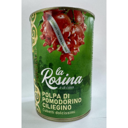 ЧЕРИ ДОМАТИ НА КУБЧЕТА LA ROSINA КОНСЕРВА 400 Г